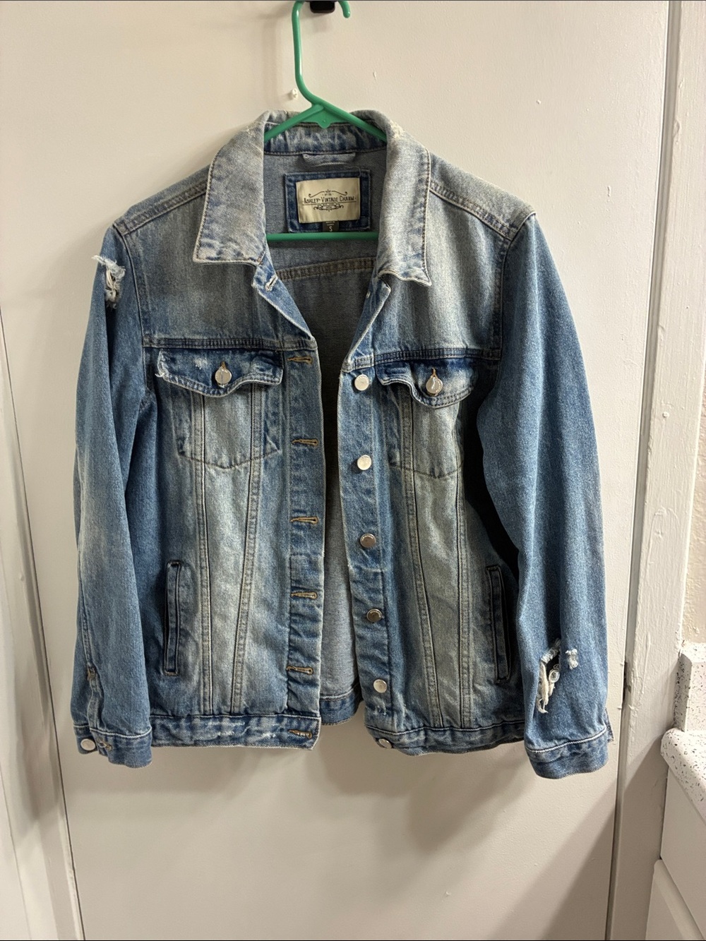 Light Wash Blue Denim Jacket - Classic Men's Jean Coat
